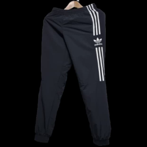 남성 아디다스 OG 불꽃 락업 우븐 트랙 팬츠 바지 트레이닝복 검정 블랙