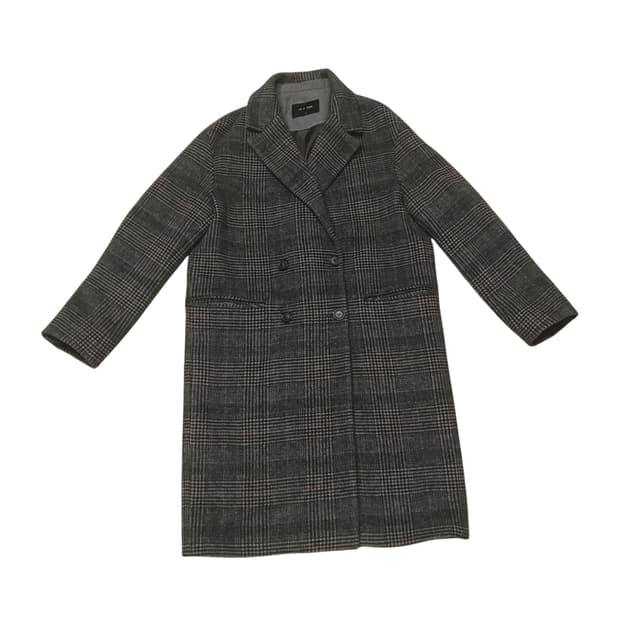 US N THEM 체크 코트