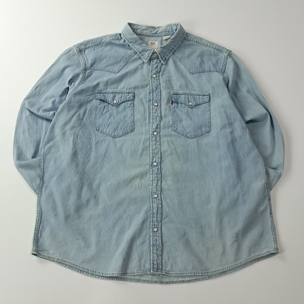 CA634 2XL 리바이스 레드탭 웨스턴 데님 셔츠 남방
