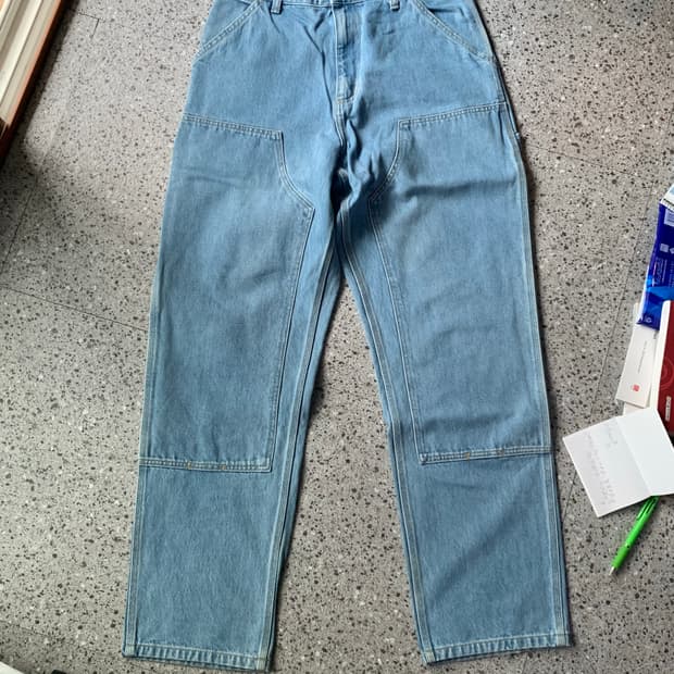 칼하트 wip 더블니 연청