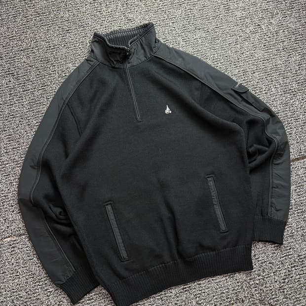 빈폴 하프넥 니트 폴리쉘 플리스 반집업 2289