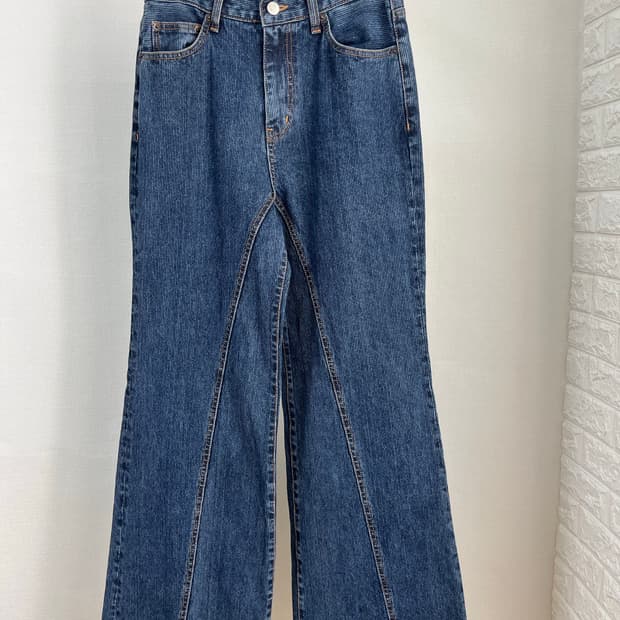 더로랑 세미와이드트위스트데님(코듀로이딥블루,M 사이즈)