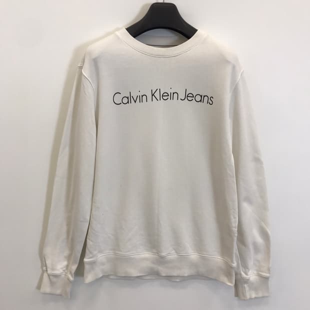 캘빈클라인 CK 화이트 맨투맨 [L]