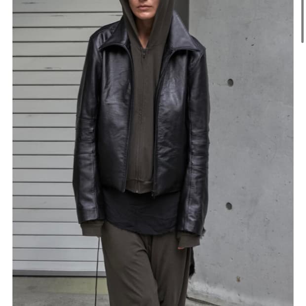 appendix leather jacket /black 2사이즈