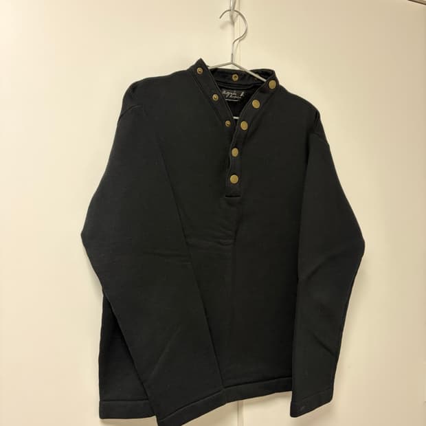Agnes B Homme Snap Button Sweatshirt