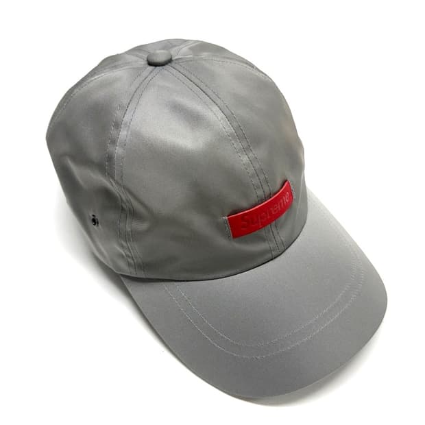 Supreme 레더패치 6패널 그레이