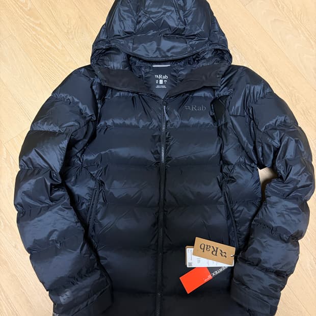 [새상품] 랩 Rab 뉴트리노 프로 다운 패딩 자켓 블랙 M