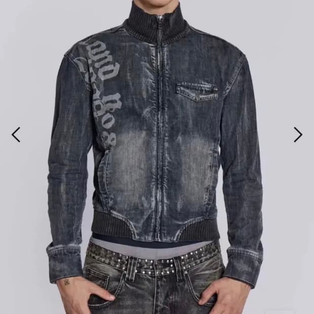 제이디드런던 데님 봄버 자켓 L