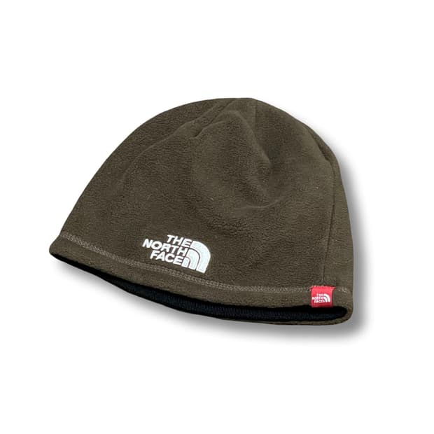 노스페이스 브라운 플리스 비니 모자