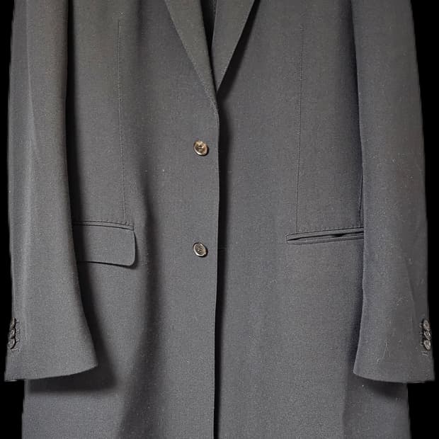 메종마르지엘라 코트 블랙