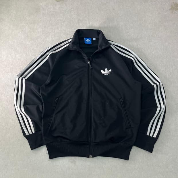 100 아디다스 파이어버드 블랙 트랙탑 져지