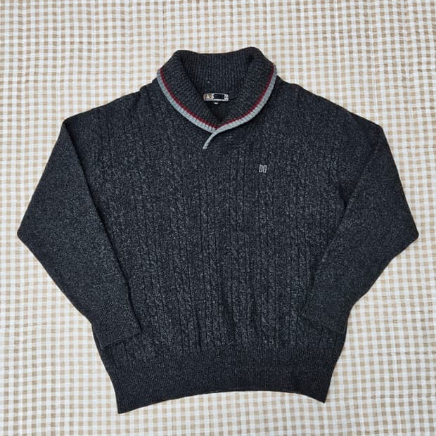 닥스 숄카라 울100 니트 스웨터 남자100~105