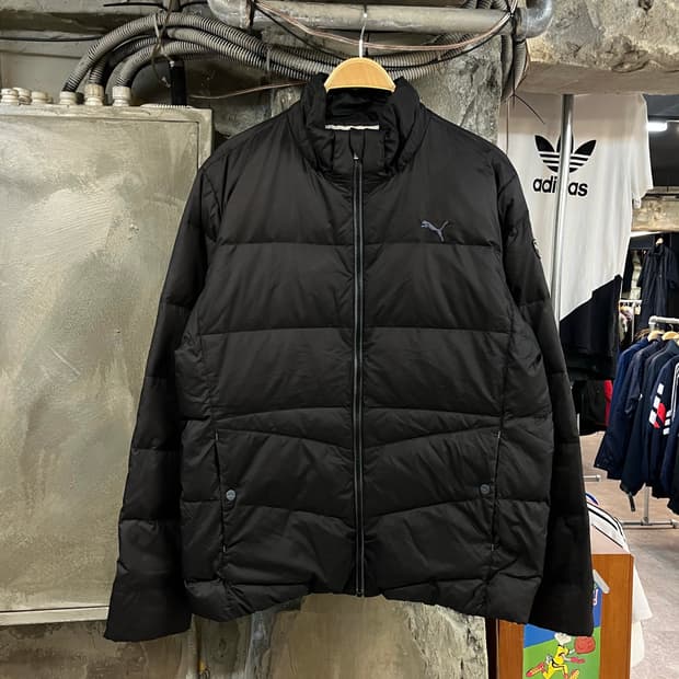 퓨마 덕다운 패딩 자켓 블랙 2XL #csz2681
