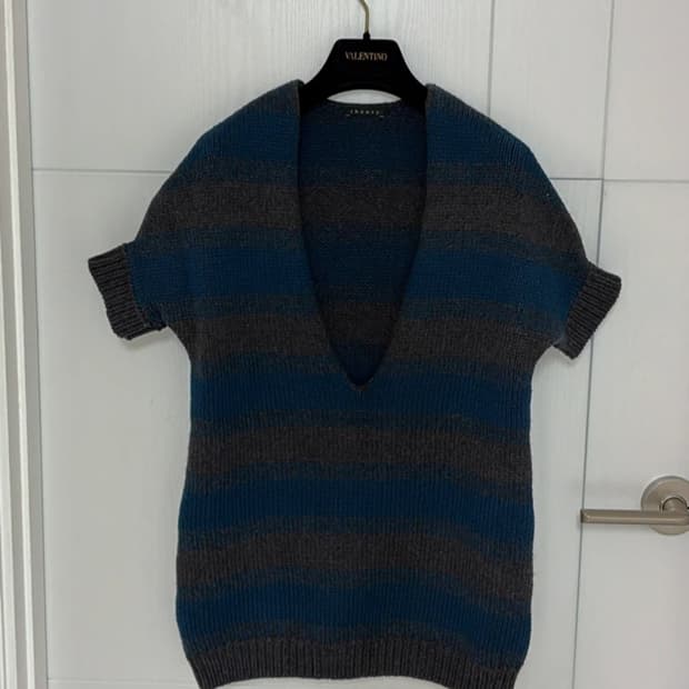 띠어리 울 조끼니트 44.55