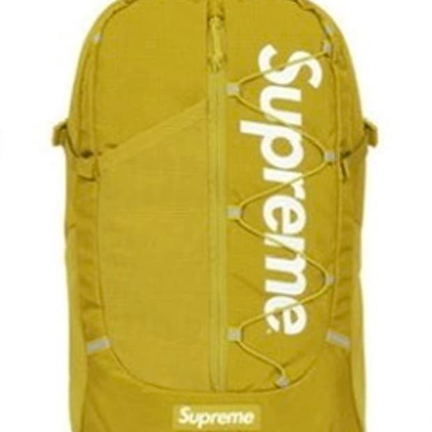 슈프림 17ss 머스타드 백팩