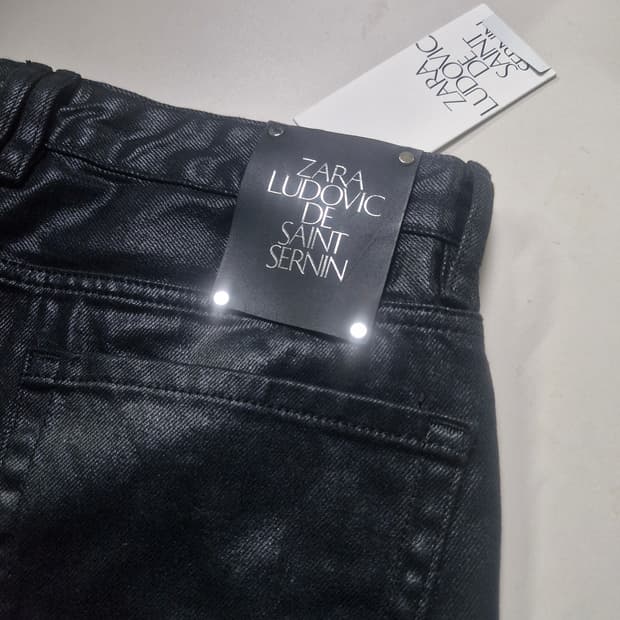 (미시착새상품) 자라 × 루도빅 드 생 세르넹 왁스 슬림핏진 32