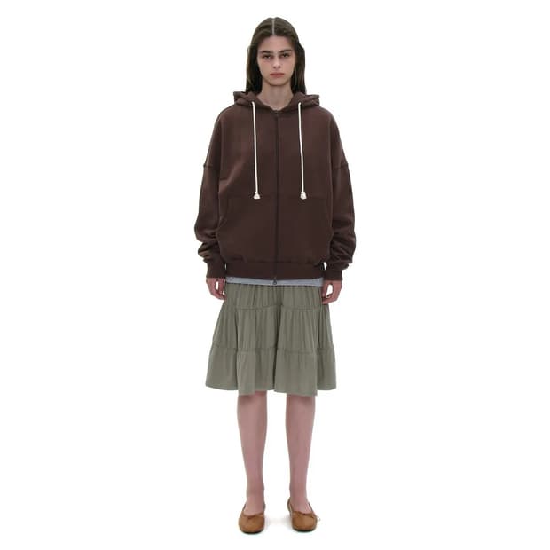 파르티멘토 우먼 JERSEY SHIRRING TIERED SKIRT