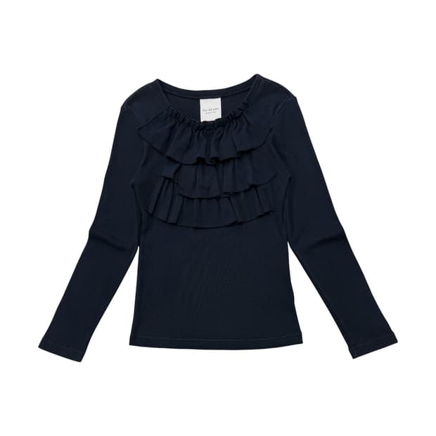 Ray Beams tiered ruffle top