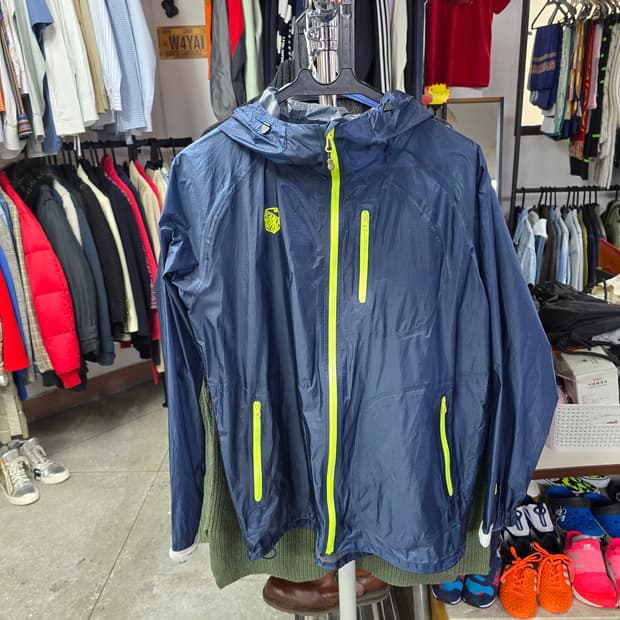 파리게이츠 바람막이 후드집업 네이비 (1376)