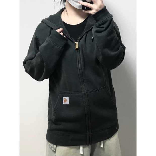 칼하트 트레이닝 후드집업 S