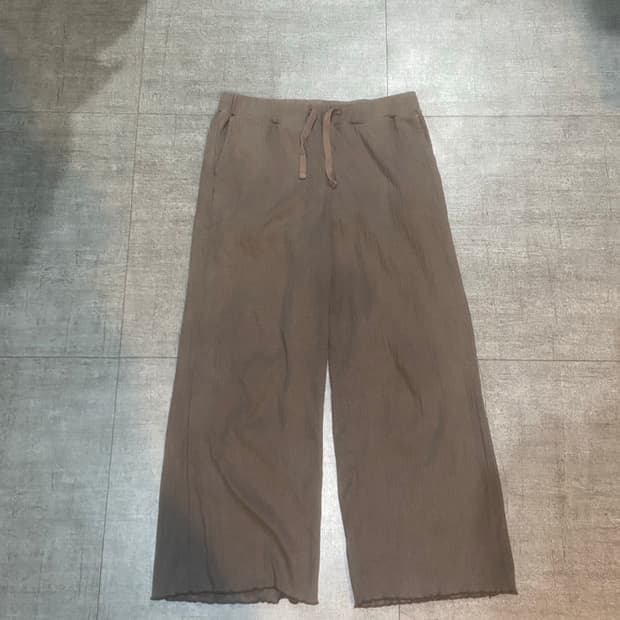 일본빈티지 하구미모리걸 할메카지 니트러플팬츠