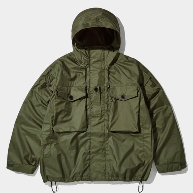아웃스탠딩 3레이어 컴뱃 포켓파카(블랙/올리브/브릭)