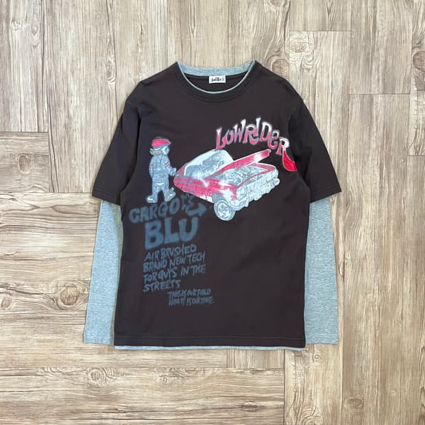 카고브로스 레이어드 프린팅 티셔츠