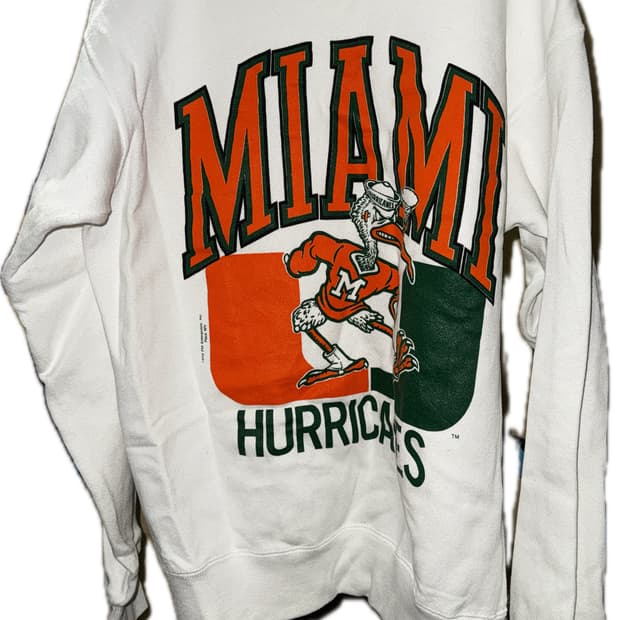 80s 컬리지 풋볼 스웻 L