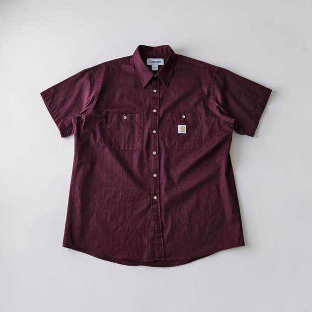 칼하트 면 오버핏 반팔셔츠 L