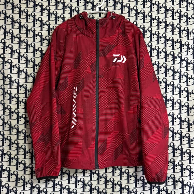 다이와 낚시복 방풍 자켓 S 레드/블랙