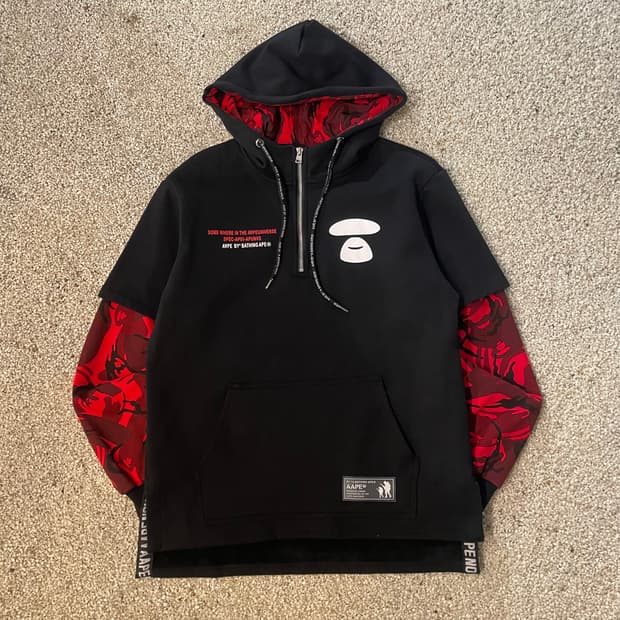 에이프 반집업 후드