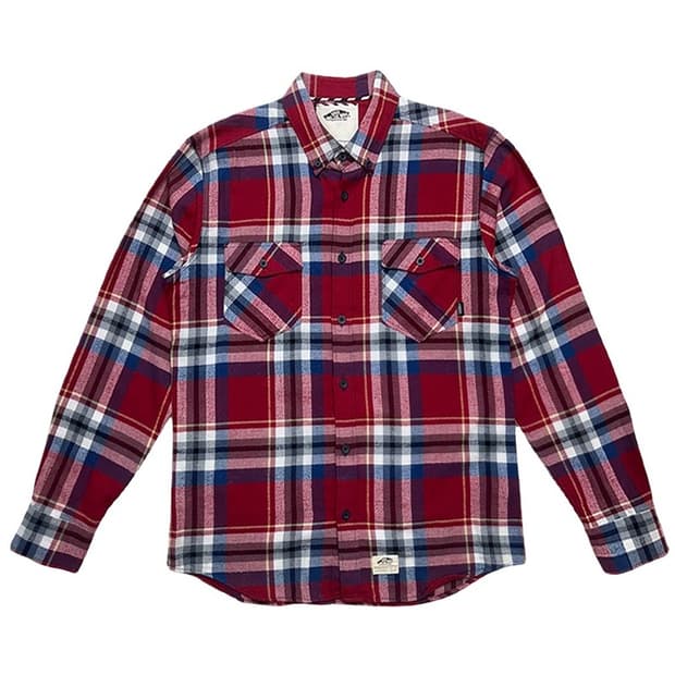 반스 웨스턴 체크 셔츠 M