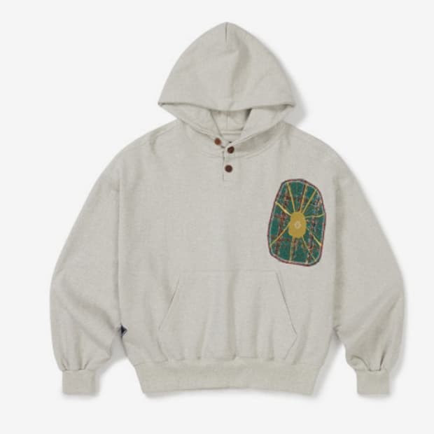 카락터 후드티 카락터 Boiling patched hoodie