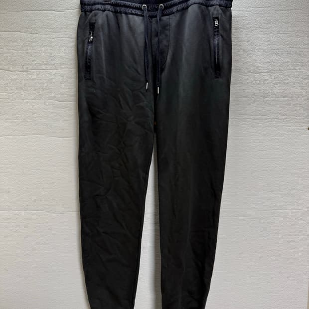 버버리 블랙 트레이닝 조거 팬츠(XL) (34-36) -포르투갈에서 제조