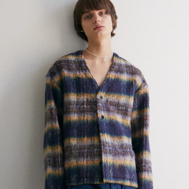 크러쉬어게인 모헤어 가디건