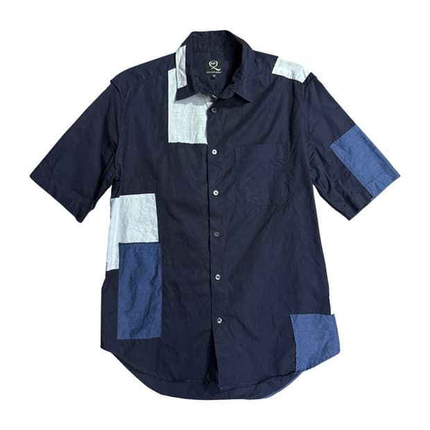 Alexander McQueen patch work shirts