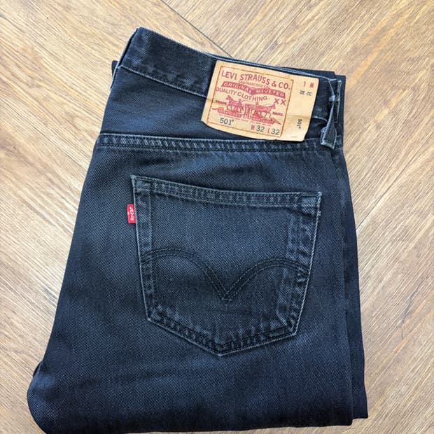 N245. 리바이스501 블랙진 데님팬츠 청바지