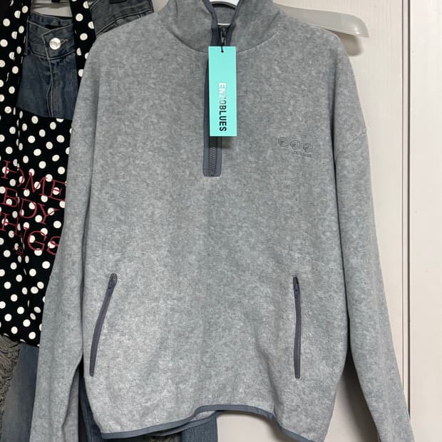 엔조블루스 플리스 하프 집업 스웻셔츠 / 구매가 119,000