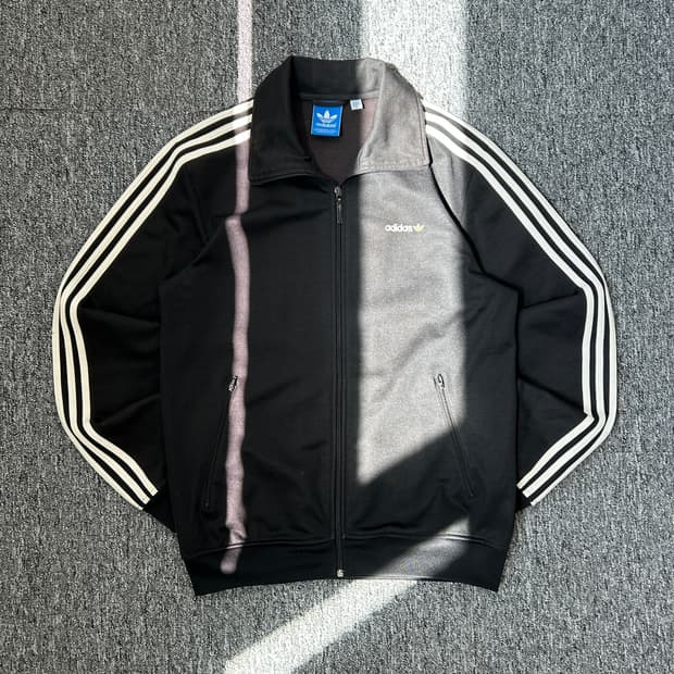 아디다스 베켄바우어 블랙 트랙탑 져지