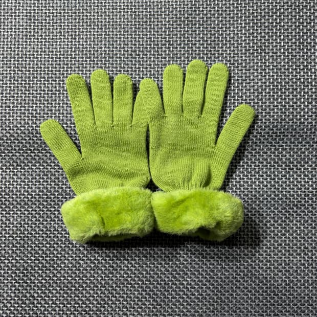 프랑스 빈티지 니트장갑 (old-8425)