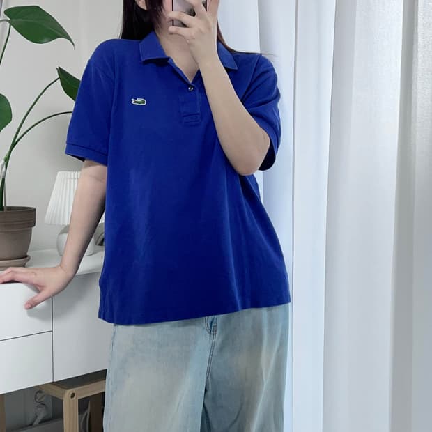[정품] 라코스테 블루 반팔카라티 [ L ]