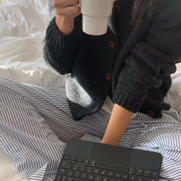 헤이그 오차드 가디건 차콜