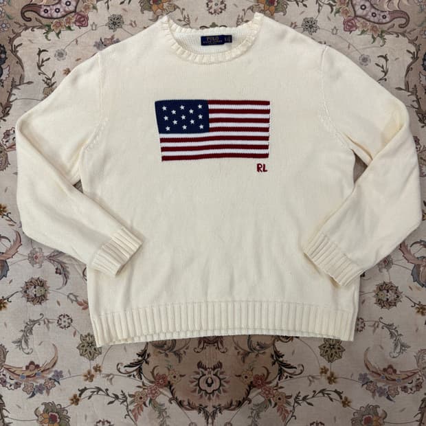 폴로랄프로렌 성조기 코튼니트