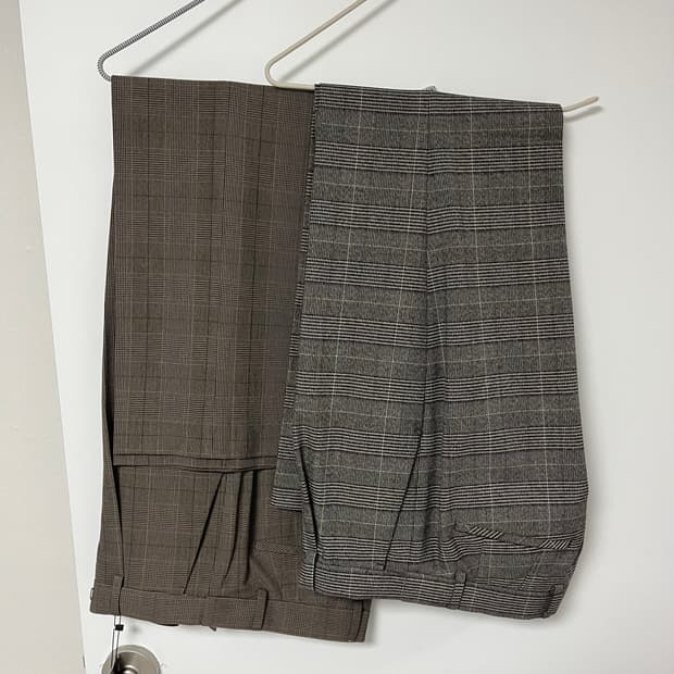 30 무신사스텐다드 체크 슬랙스