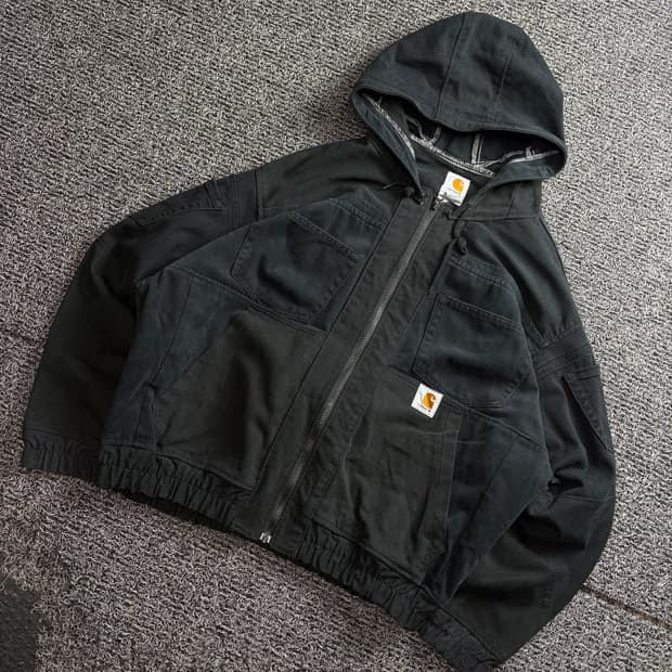 칼하트 아카이브 멀티 디테일 후디 워크 자켓 4088