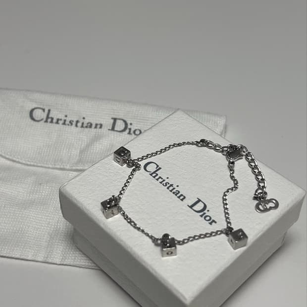 DIOR Cube Chain Bracelet