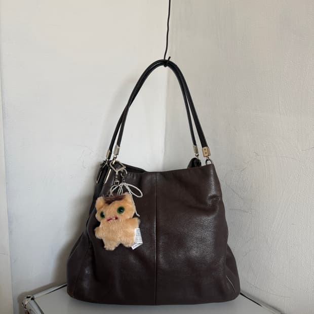  Coach leather hobo bag