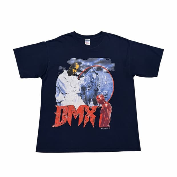 빈티지 00s DMX Bring Your Whole Crew 티셔츠