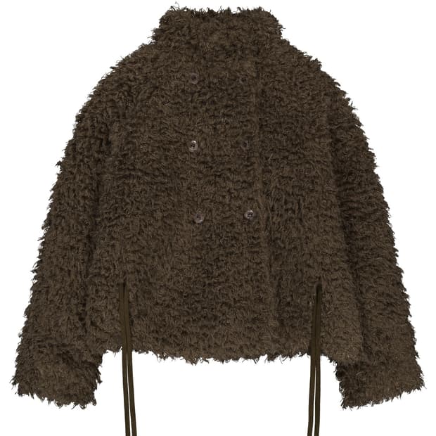 COYSEIO HAIRY FUR JACKET