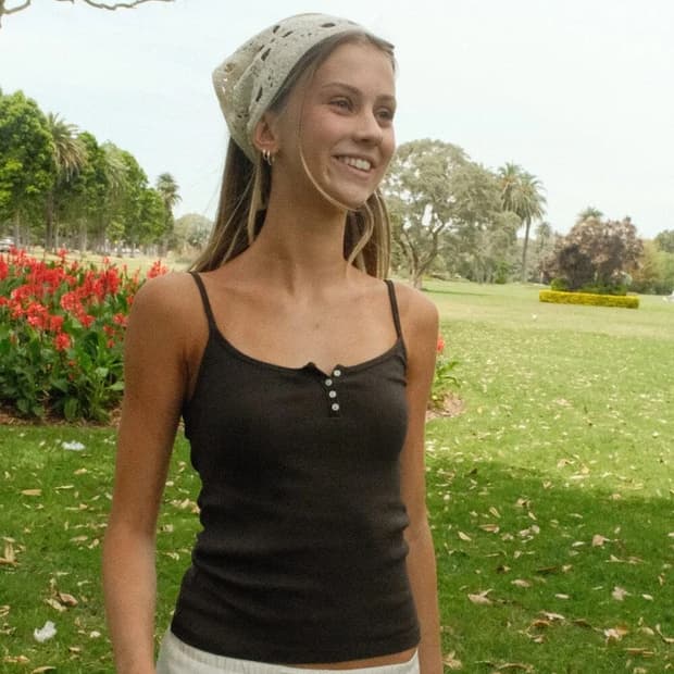 새상품 브랜디멜빌 Amaya 탱크탑 브라운